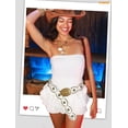 thumbnail image 2 of WHIPPY Women's Western Belt for Dresses Cowgirl Country Wide Belts Vintage Leather Belt for Jeans, 2 of 6
