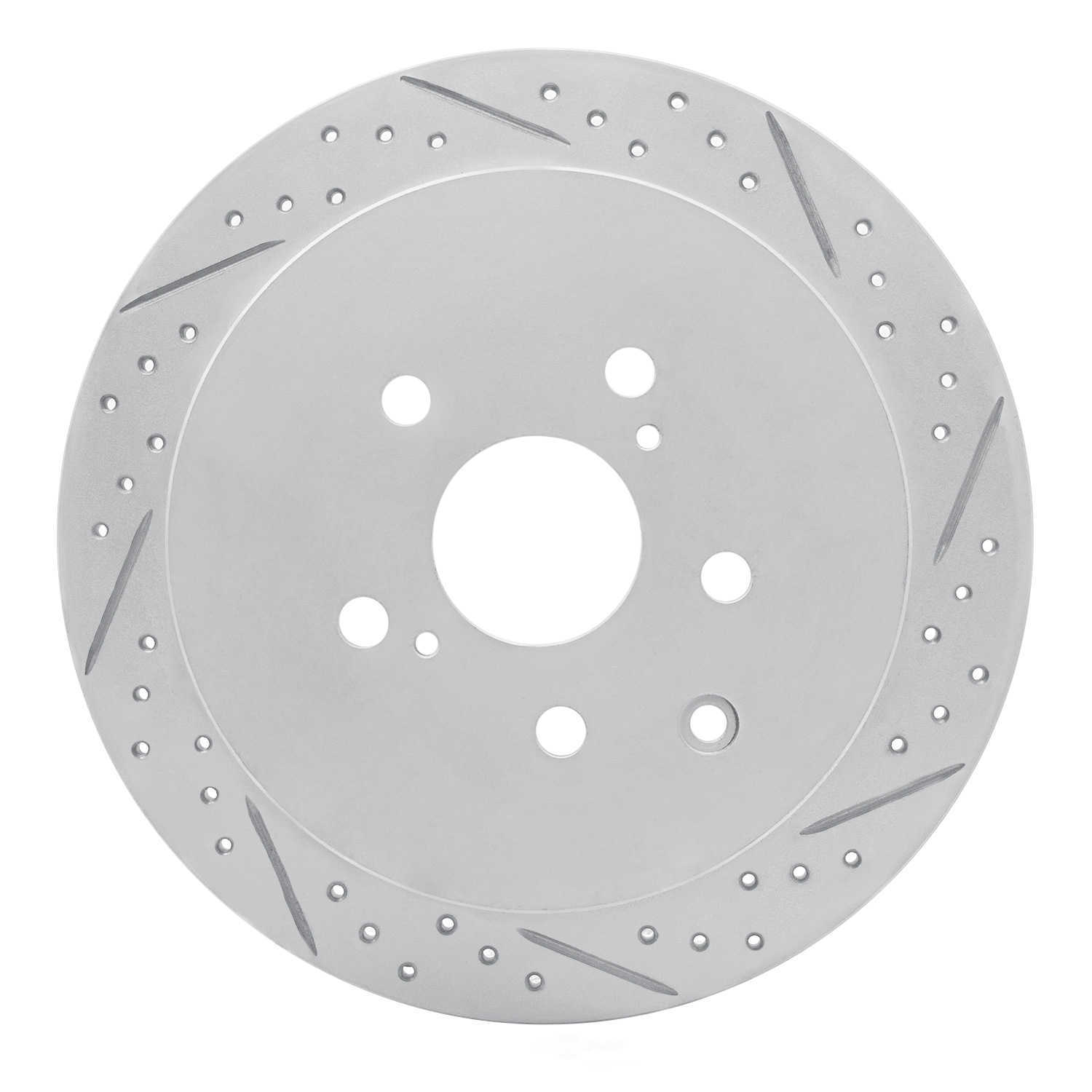 Dynamic Friction Company 830-76141R DFC Geoperformance Rotor - Drilled and Slotted