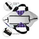 thumbnail image 4 of Balery purple argyle Bolsa Tote Estilo Estético con Cremalleras, Bolsa de Hombro, Bolsa de Compras Grande y Plegable, 4 of 8