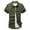 j-Army Green134, variant on LIIPEE Men Shirts Casual Summer Fashion Solid Color Short Sleeve Lapel Cargo Shirt Male Slim Fit Buttons Pockets Tops Comfortable Breathable Soft Daily Shirts,Army Green,L