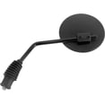 thumbnail image 4 of Emgo Universal Round Enduro Side View Mirror, Black, 4-1/2" Head, Folding Stem, M10x1.25, Left/Right Handlebar Mount (20-64580), 4 of 4