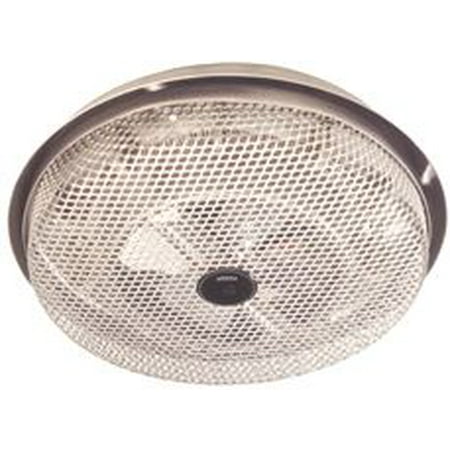 Broan Electric Radiant Ceiling Heater, Low Profile, Enclosed Sheathed, Aluminum, 120 Volt, 1250