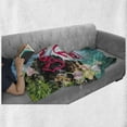 thumbnail image 6 of Saying Soft Flannel Fleece Throw Blanket, Photo of Carpe Diem Typography on Tropic Secenery with Ocean and Cliffs, Cozy Plush for Indoor and Outdoor Use, 50" x 60", Multicolor, by Ambesonne, 6 of 6
