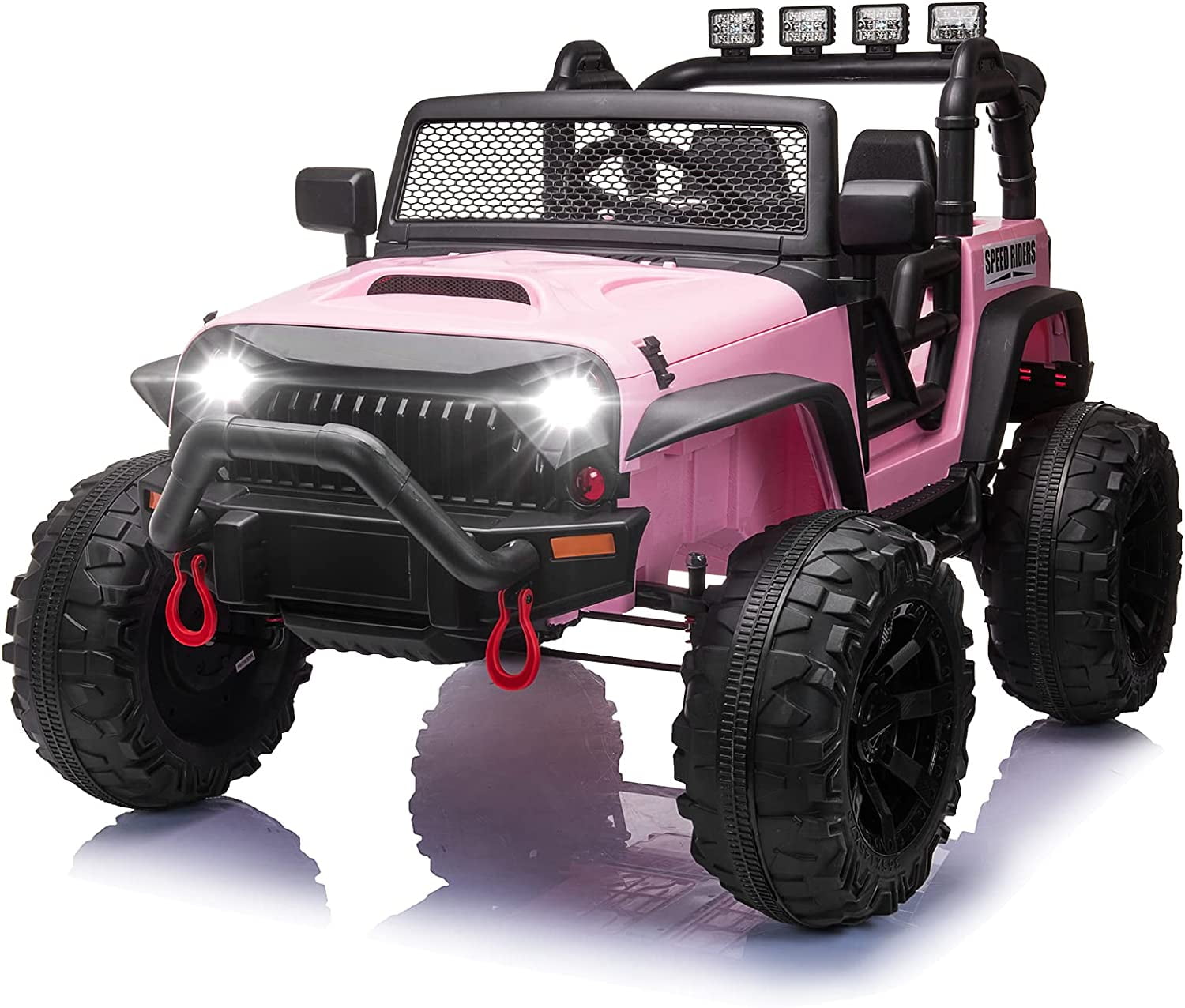 JOYMOR 2 Seat Ride on Car, 12V Kids Electric Car with Remote Control