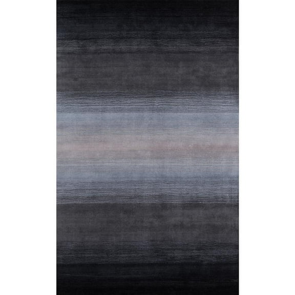 Momeni Metro 8' X 11' Rug in Midnight Black