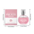 thumbnail image 3 of Pisexur Belleza Maquillaje Perfume romántico en spray duradero para mujer, elegante tono rosa, portátil, 50 mlpara mujeres y hombres, 3 of 9