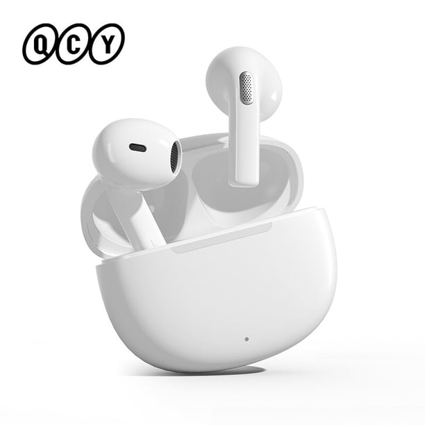 QCY T20 TWS Auriculares inalámbricos Bluetooth 5.3 Auriculares 68ms Baja latencia 13mm Controlador HIFI Auriculares 4 Mics + ENC Auriculares de llamada HD Tan Jianjun unisex