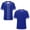 #0067-Navy, variant on Uootdi Summer Tops for Women V Neck Contrast Trim Button Front Short Sleeve Relaxed Fit Shirts Baseball Sport Breathable Workout Tees Women