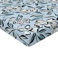 thumbnail image 4 of Ambesonne Floral Design Fitted Sheet, Pastel Dream Flowers, Twin XL Size, Pale Blue and Cadet Blue, 4 of 5