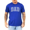 thumbnail image 2 of Checkered Dad Shirt for Men Trendy Vintage Graphic Tee for Cool Father Vintage Royal Shirt Adult Large, 2 of 5