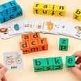 thumbnail image 2 of stanreset Wood Brainstorm Multiplayer Board Game For English Word Cards Smart Spelling Of Words large size, 2 of 6