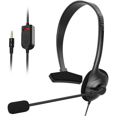 CIYISON Headset with Microphone Lightweight Call Center Wired Headset for PC/Computer