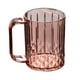 thumbnail image 2 of Portacepillos de dientes de plástico con vaso de enjuague - organizador de baño de 4,33x2,95x3,94 pulgadas, gris rosa marrón azul, base antideslizante, fácil de limpiar, 2 of 6