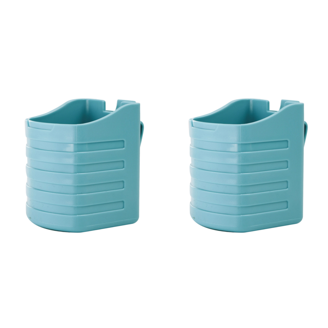 2uds. Portavasos Instalación fácil Portátil Durable Accesorios para exteriores Azul
