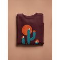 thumbnail image 3 of Image Conscious Hedgehogs On A Cactus Sweatshirt Womens -Jay Fleck Designs, Female Casual Fit, 3 of 4