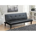 thumbnail image 2 of Kingfisher Lane Faux Leather Sleeper Sofa in Black, 2 of 4
