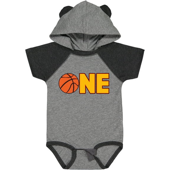 Inktastic One Basketball First Birthday Boys or Girls Baby Bodysuit
