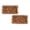 Brown 2PCS, variant on Silicones Chocolate Textures & Heart Chocolates Bar Easy To Release Silicones Chocolate Deeps Chocolate Bars For Home Festival Chocolate DIY Ideal Valentine's Day 4PCS