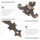 thumbnail image 3 of 2 bisagras decorativas retro de aleación de zinc para caja de madera antigua (bronce), 3 of 5