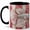 Black, variant on Pink Betta Fish Coffee Mug, Aquarium Fish Mug, Ceramic 11 oz