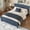 Blue + Queen + Pine + Plywood, variant on ChenyueFurn Full Size Platform Bed, Solid Wood Frame with Support Slats,White