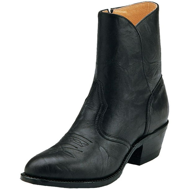 Boulet Western Boots Men Cowboy Leather Ankle 9.5 3E Sporty Black 2220