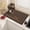 Brown Plaid, variant on Coffee Mat Dish Drying Mat Hide Stain High Absorbent Bar Mat for Countertops Easy Clean,Fit Under Coffee Maker Machine And Accessories-12"x19",Black Flower