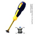 thumbnail image 1 of Tungsten Steel Cone Grout Removal Tool for Tile Seam Cleaning - Blue Handle Yellow Rod, 86g, Reversible Installation, Sharp Design for Precise Slit Making, Durable Construction, Compact Size for Easy, 1 of 5