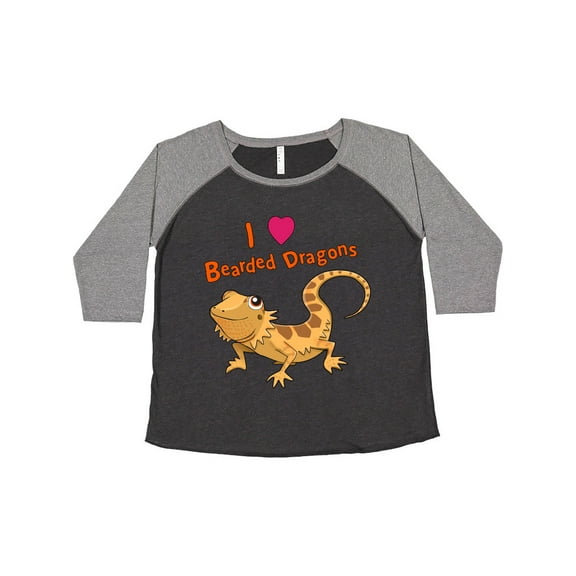 Inktastic I Love Bearded Dragons Women's Plus Size T-Shirt