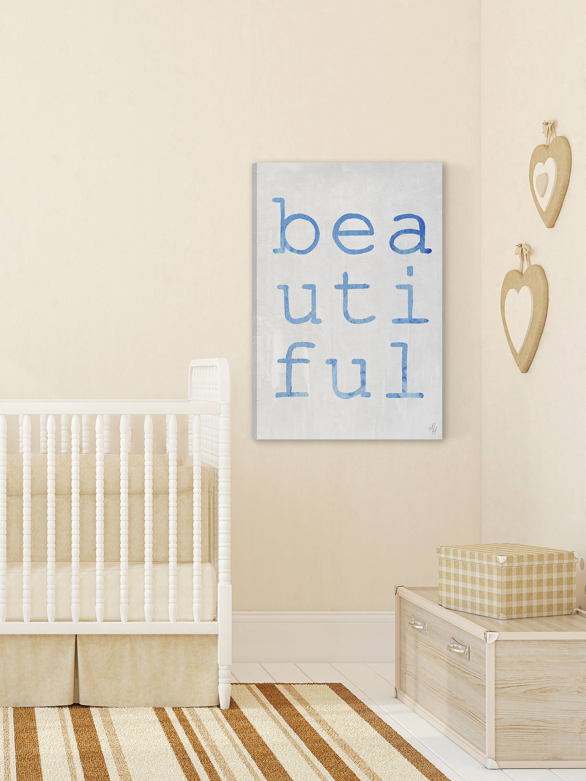 Marmont Hill Beautiful Indigo Canvas Wall Art
