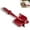 Red, variant on Ground Meat Chopper Utensil, Plastic Beef Hamburger Tool, Potato Masher Black