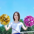 thumbnail image 6 of 12Pcs Cheerleading Pom Poms PET Handmade Cheer Pompoms Cheering Team Dance Performances Sports Meeting Props 30CM Type 2, 6 of 10