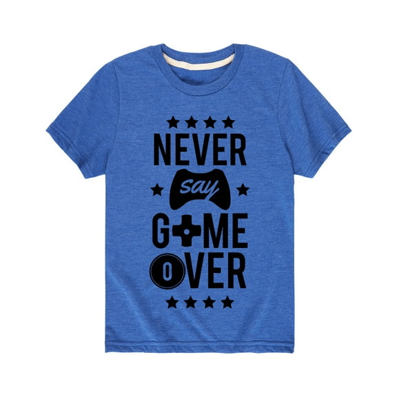 Instant Message - Never Say Game Over - Gaming Gamer Youth Short Sleeve Tee
