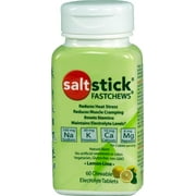 Saltstick Fastchews Electrolyte Chewable Tablets, Lemon Lime, 60 Ct