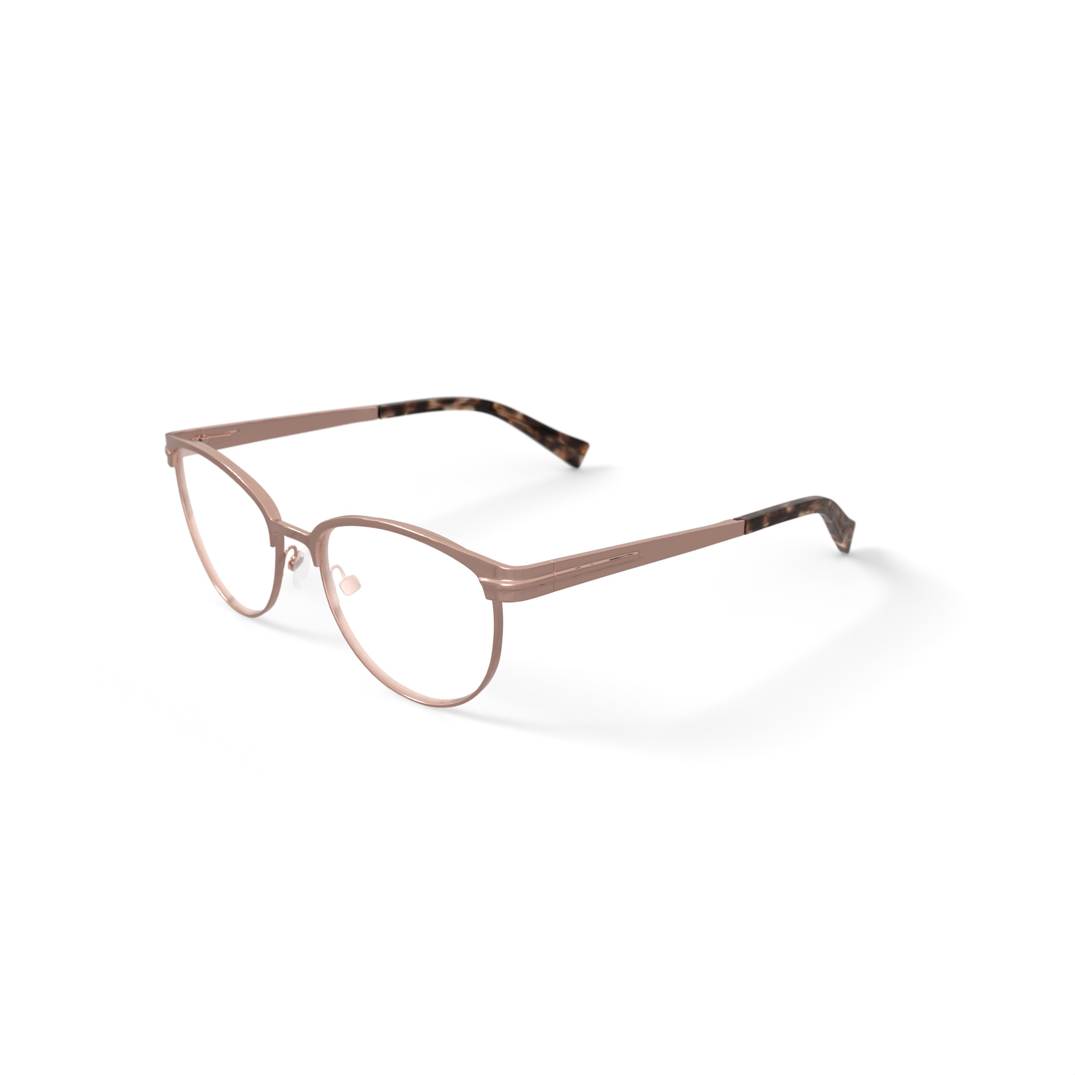 Oscar Women's OSL736 Prescription Eyeglasses with Case, Gold