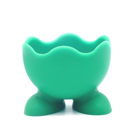 5Pcs/set Accessories Separator Cooking Tool Creative Egg Cup Holder Eggs Container Kitchen Supplies Makeup Sponge Rack GREEN