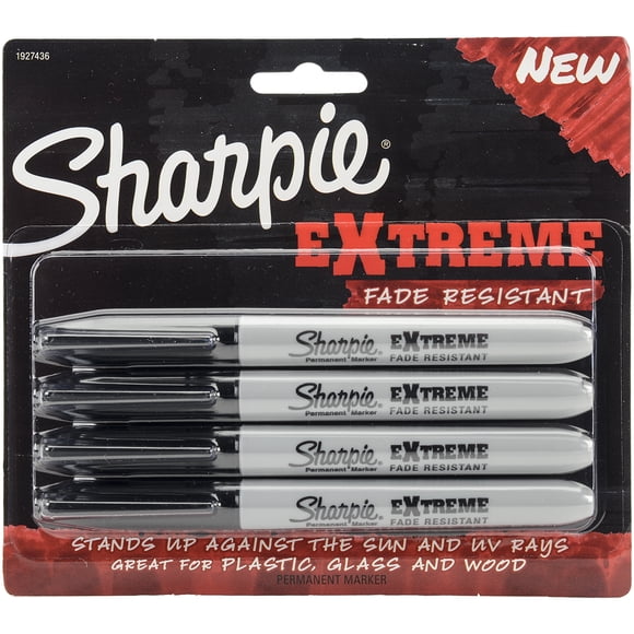 Sharpie Extreme Permanent Markers 4/Pkg-Black