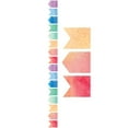 thumbnail image 3 of Teacher Created Resources Watercolor Pennants Die-Cut Border Trim, 35 Feet Per Pack, 6 Packs, 3 of 3