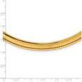 thumbnail image 3 of 14K Yellow Gold 8mm Domed Omega Necklace (16 X 8) Made In Italy od8-16, 3 of 5