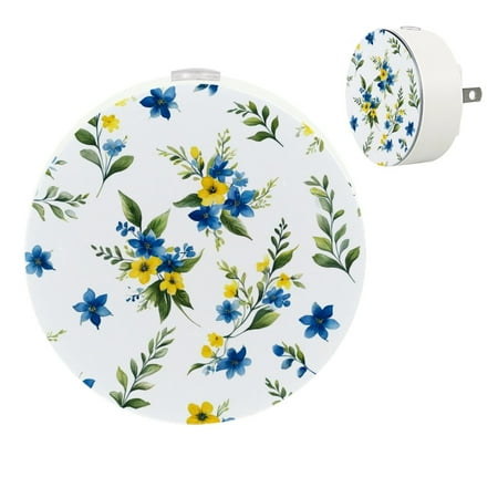 

YZUOUZY Lamp for Bedroom Bedside Lamp Small Lamps Set of 2 Floral Flowers Tropical Botanical