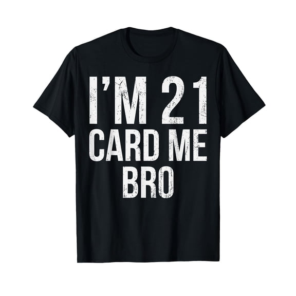 21st Birthday Decorations T-Shirt for Men and Women - Bold Distressed Design, Perfect for Celebrating 21 Years!