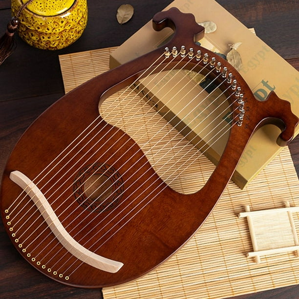 Lyre Harp, 16 String Mahogany Body String Instrument Body Instrument