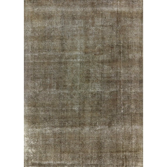 Ahgly Company Indoor Rectangle Mid-Century Modern Coffee Brown Oriental Area Rugs, 2' x 3'