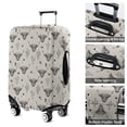 thumbnail image 5 of Highland Cow Cactus Triangle Pattern Luggage Cover Fashion Suitcase Cover Baggage Covers Fit 25-28 Inch Luggage (Go Travel), 5 of 5