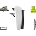 thumbnail image 2 of Top Cabin Fairing Narrow w/Rubber Stripe & Brackets Set Driver Compatible with Freightliner Cascadia 2008-2017, 2 of 8