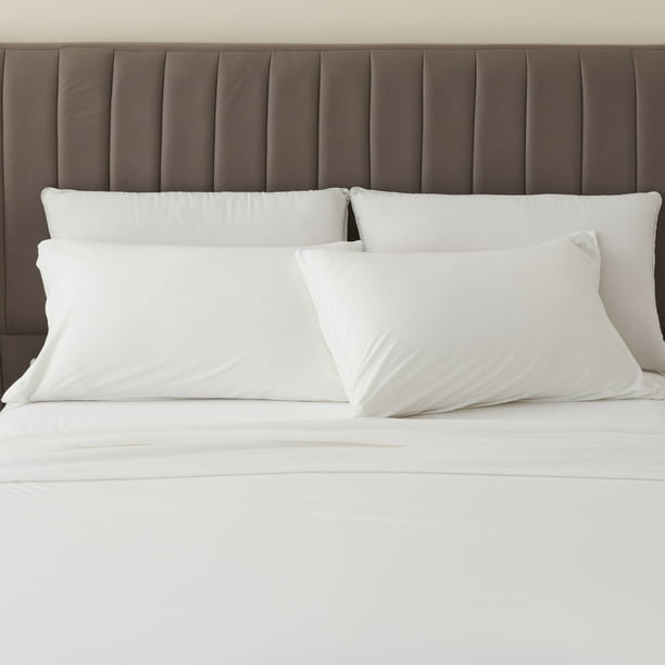 Great Bay Home Heathered Melange TShirt Jersey Knit Cotton Sheet Set