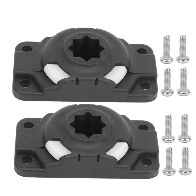 Soporte de varilla de plástico ABS, Base de montaje, accesorios de riel deslizante para Kayak, canoa, barco inflable