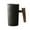 🔥 C_New#128, variant on Handmade Ceramic Coffee Mug | Retro Stoneware Cup with Wooden Handle | 220ml | Japanese Style Exquisite Design | Microwave & Dishwasher Safe | Ergonomic Grip | Home & Office Use