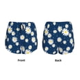 thumbnail image 6 of Sigee Daisies Flowers for Women's Athletic Shorts High Waisted Running Shorts Pocket Sporty Short Gym Elastic Workout ShortsXX-Large, 6 of 9