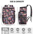 thumbnail image 3 of Travel Cooler Bag - Pioneer Flower Camping Beer Cooler Backpack with Bottle Opener- Waterproof Insulated Picnic Backpacks - Cooler Bag for Beach, 3 of 6